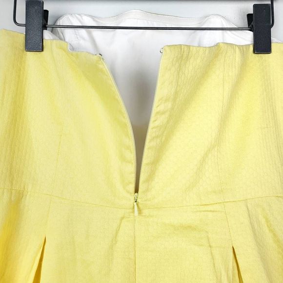 LILLY PULITZER Golden Yellow Dahling Blooms Blossom Embroidered Dress Size: 10 - Picture 11 of 11